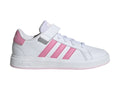 Tenis Adidas Grand Court 20 Blanco y Rosa para Niña