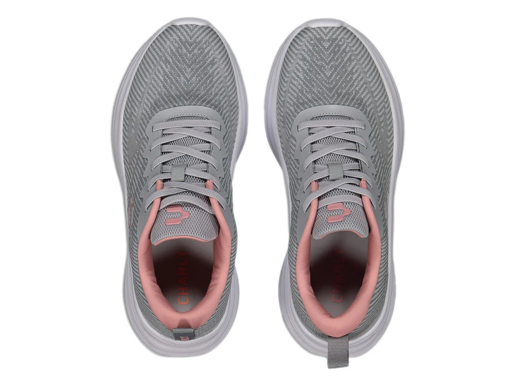 Tenis Charly Gris y Blanco para Mujer