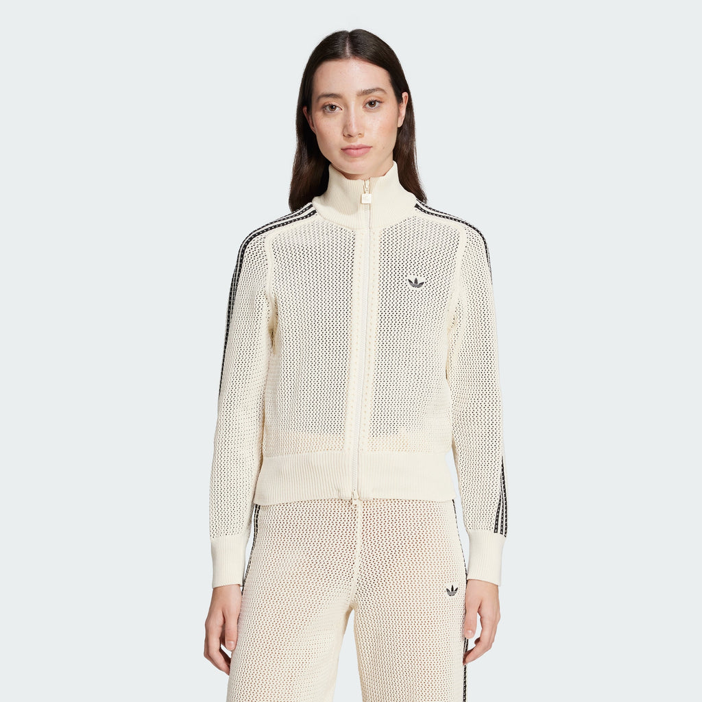 Women's adidas Originals Premium Crochet Track Top
