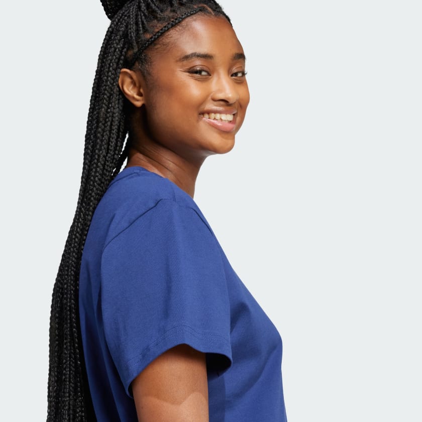 Women's adidas Tech Illustrate Graphic Loose Fit Crop Tee