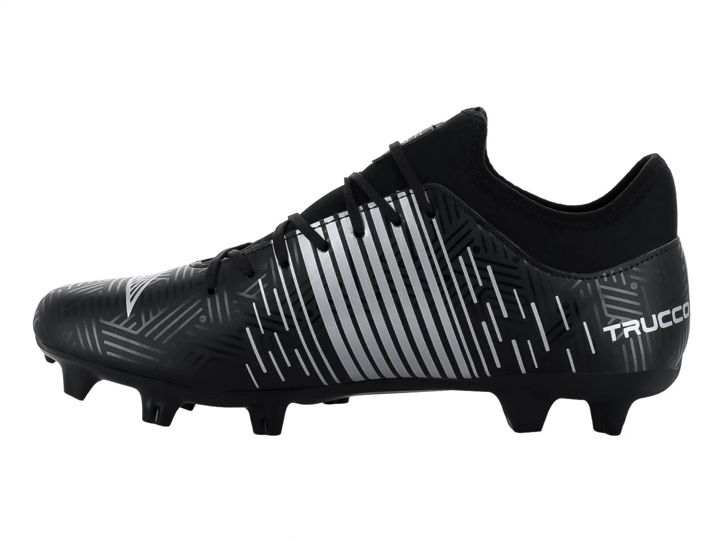 Tenis de Fútbol Leon Trucco Negro y Plata para Hombre