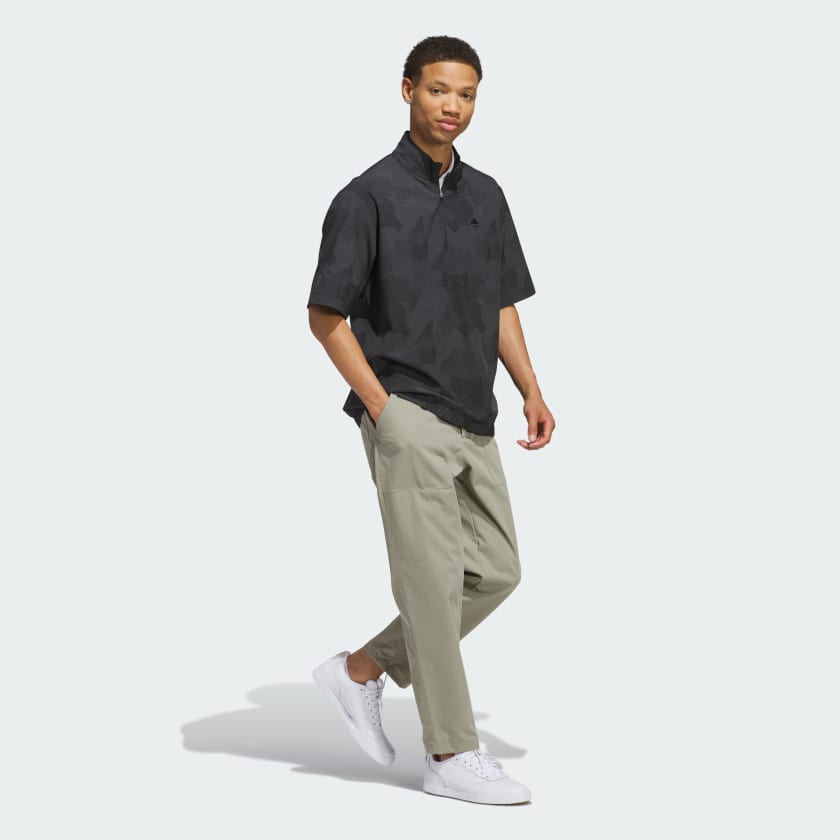 Men's adidas Go-to DWR Short Sleeve Half-Zip Pullover