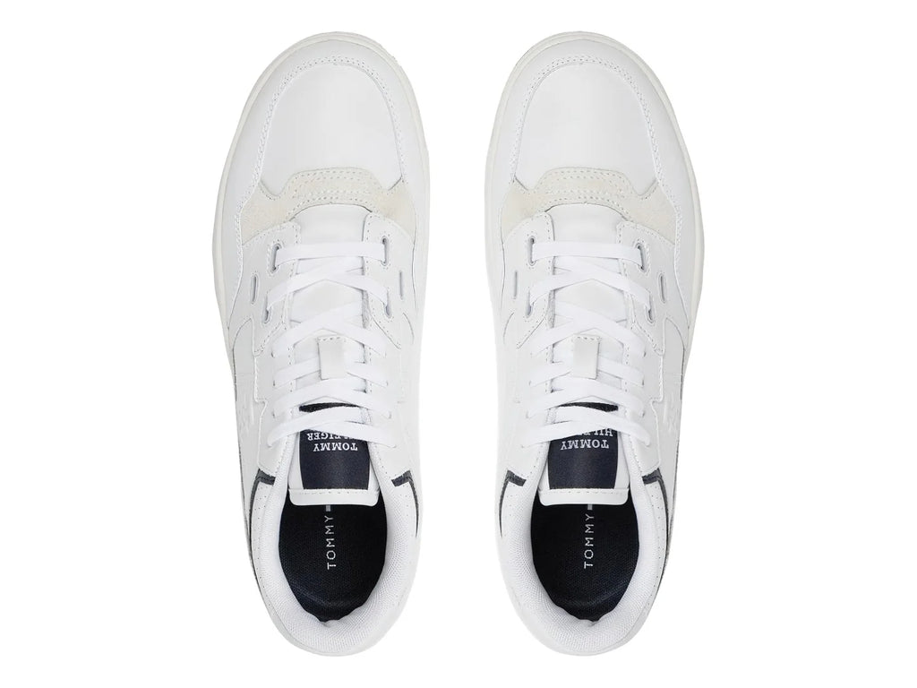 Tenis Tommy Hilfiger TH Basket Street Blancos para Hombre