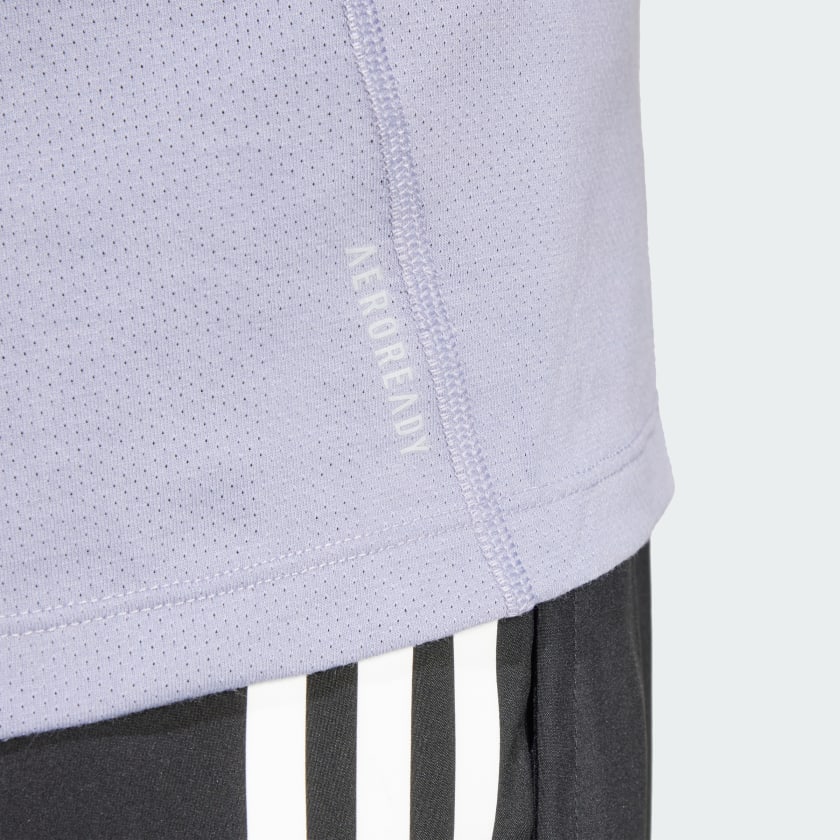 Men's adidas Own the Run 3-Stripes Tee