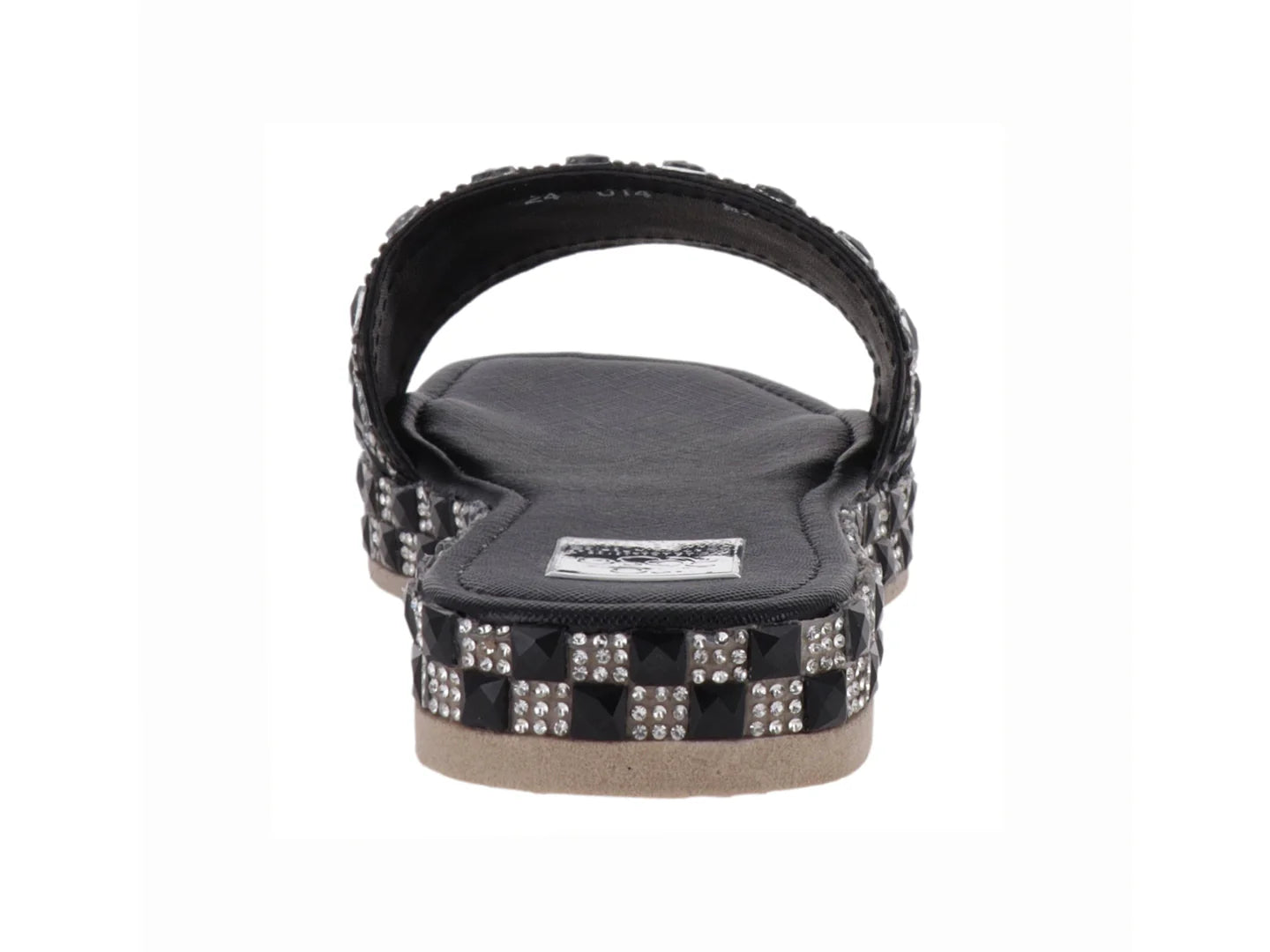 Sandalias Luna Rosa Negro Plata para Mujer