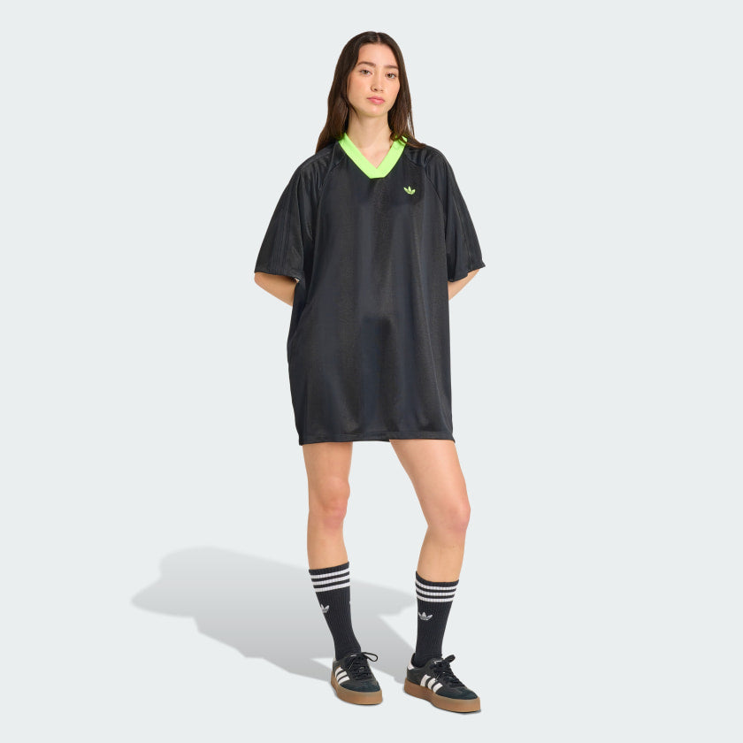 Women's adidas Adicolor Soccer Jacquard Oversize Dress