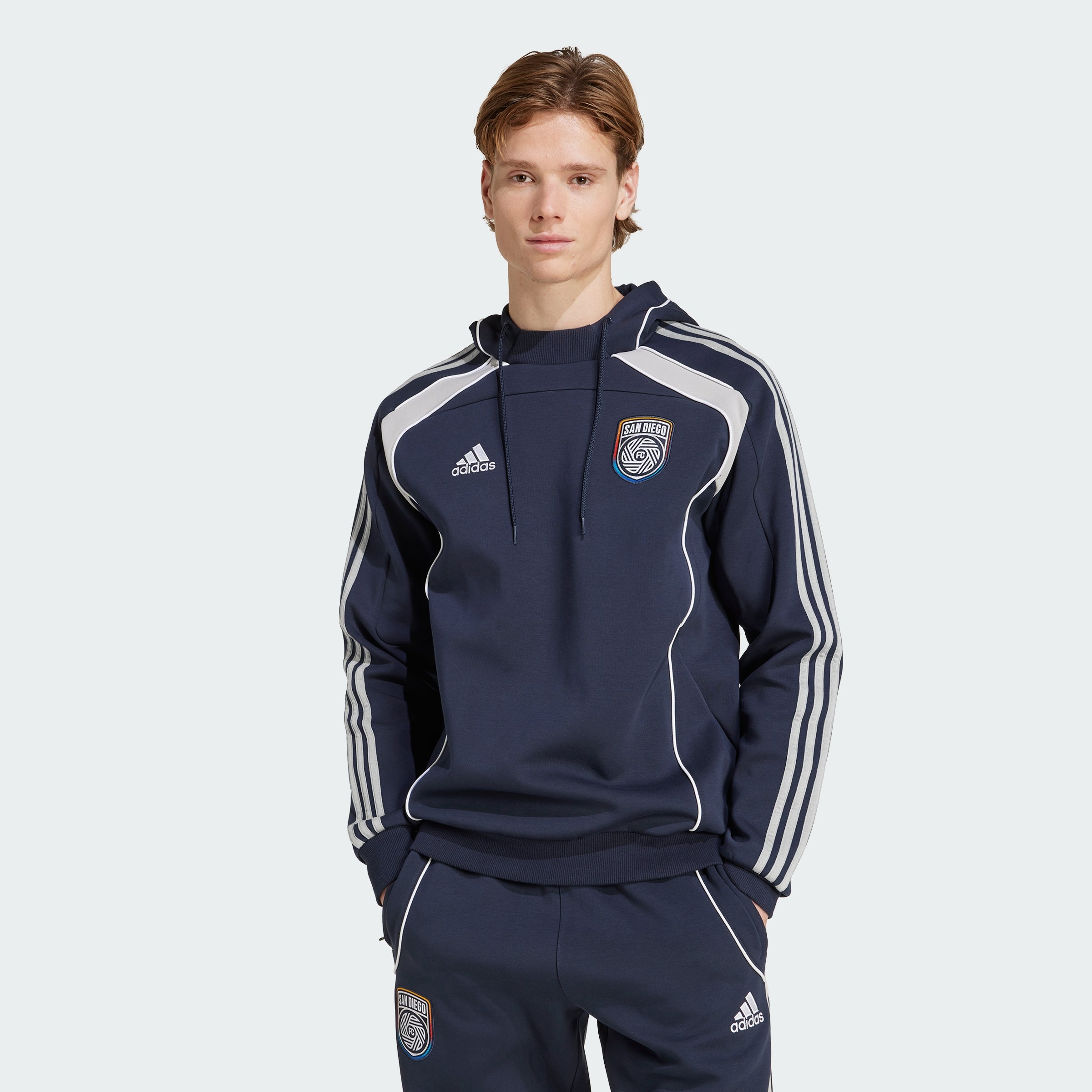 Men's adidas San Diego FC UBP Travel Hoodie