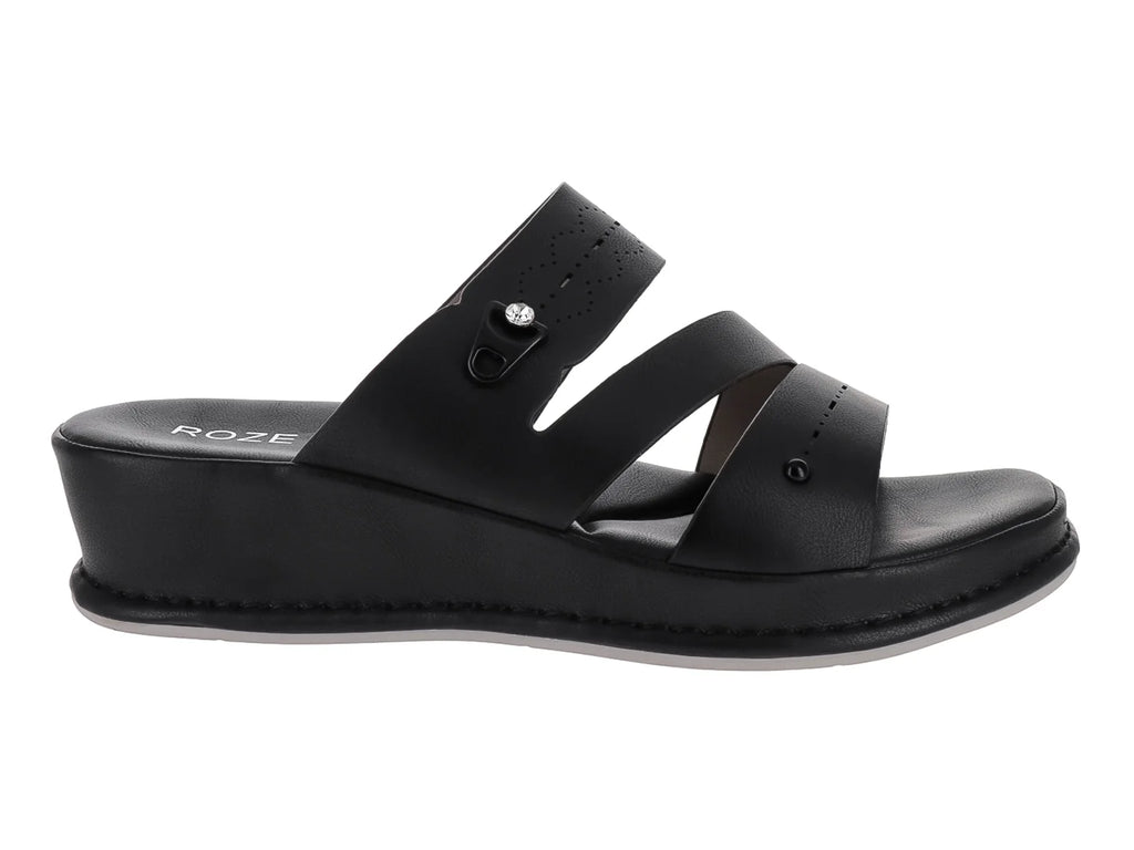 Sandalias Roze Plataforma Negro para Mujer