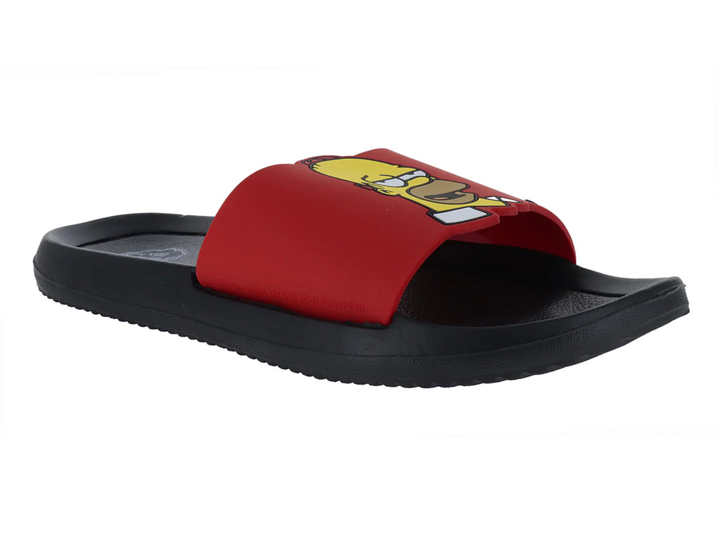 Sandalias ARRA Slide Rojo Negro para Hombre
