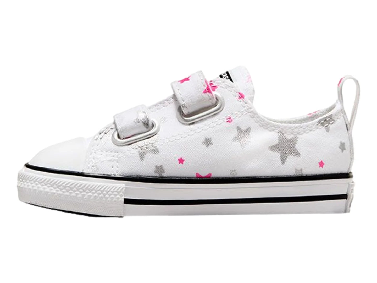 Tenis Converse Chuck Taylor All Star Easy On Blanco y Rosa para Niña