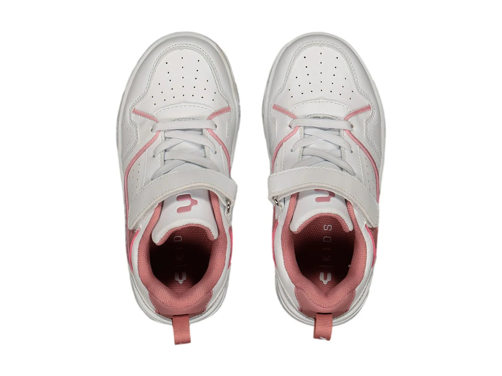 Tenis Charly Blanco con Rosa para Niña