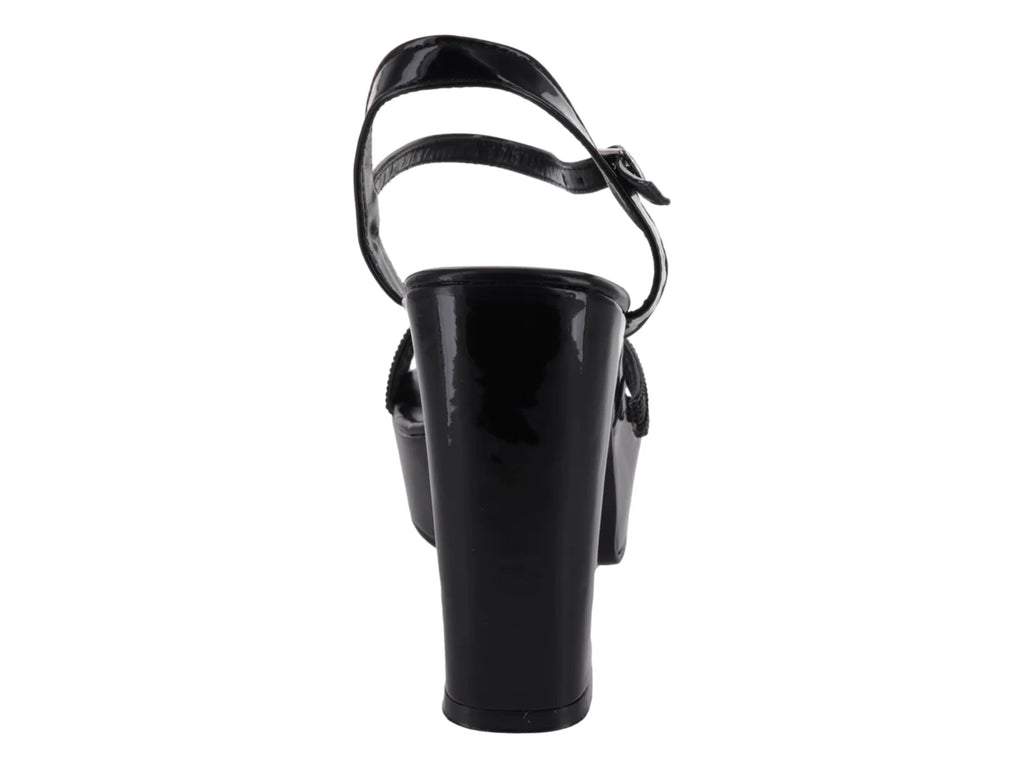 Sandalias Eluviera Negro Metálico para Mujer