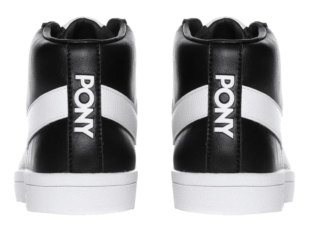 Tenis PONY Top Star HI Negro con Blanco para Hombre