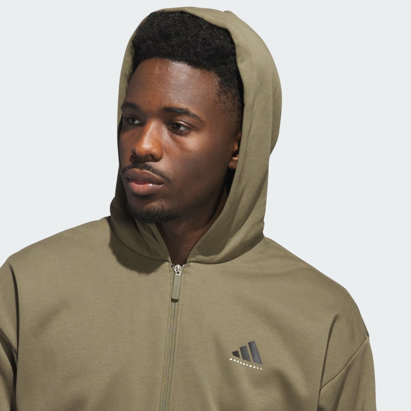 Men's adidas adidas Basketball Full-Zip Hoodie (Gender Neutral)
