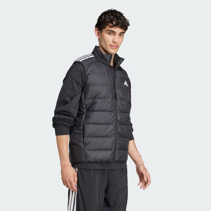 Men's adidas Essentials 3-Stripes Light Down Vest