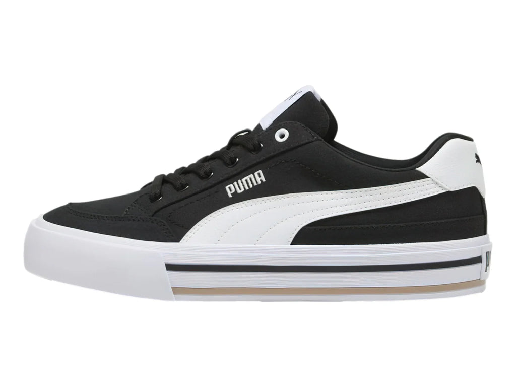 Tenis PUMA Court Classic Vulc FS Negro y Blanco para Hombre