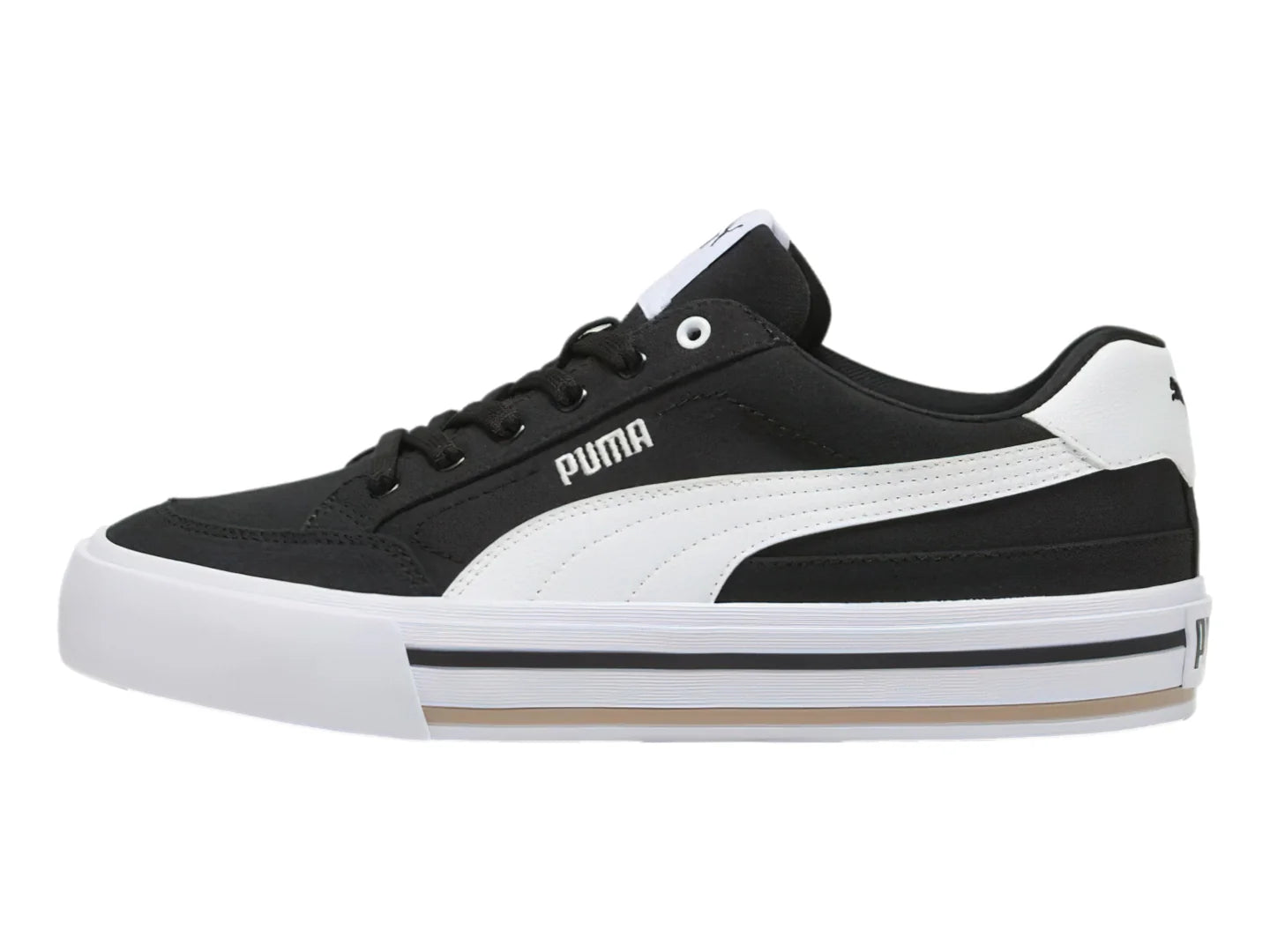 Tenis PUMA Court Classic Vulc FS Negro y Blanco para Hombre
