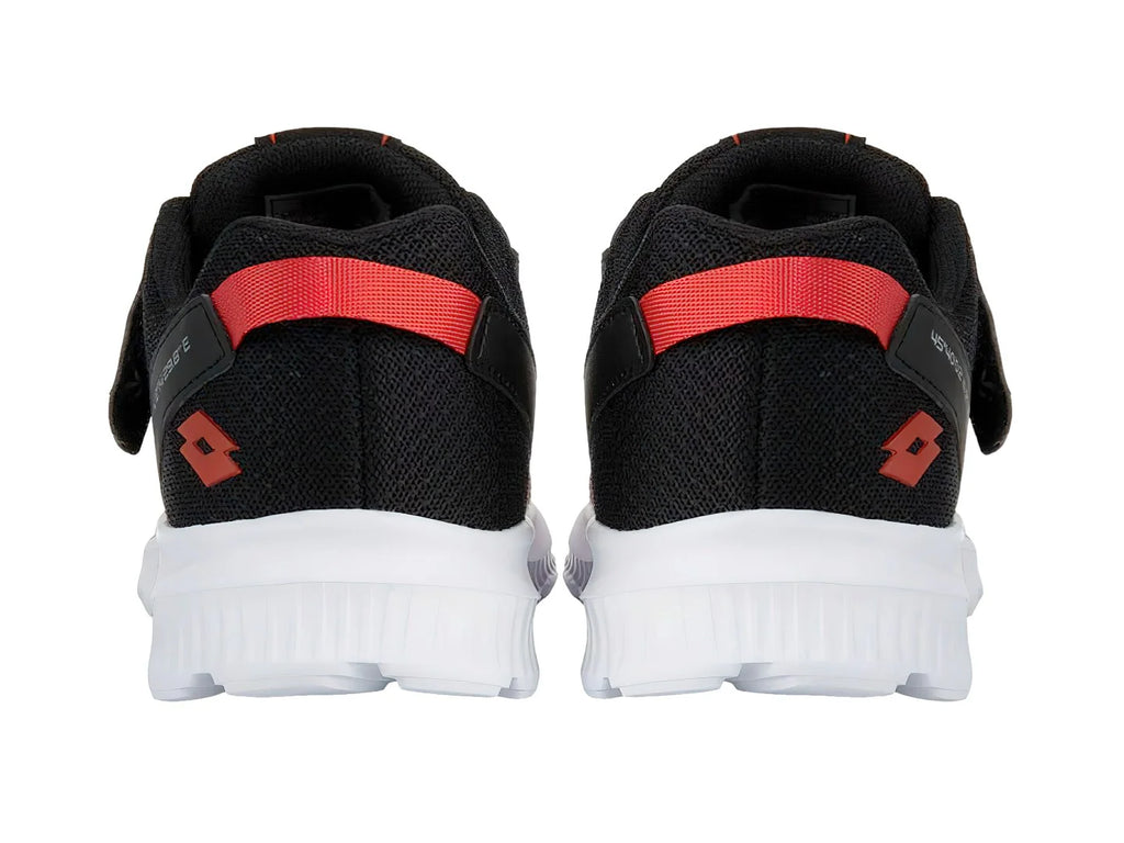Tenis Lotto Negro y Rojo para Niño