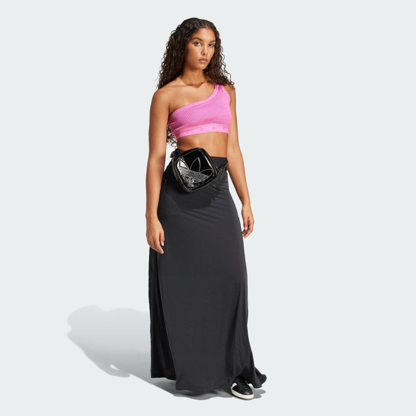 Women's adidas Ribbed One-Shoulder Top