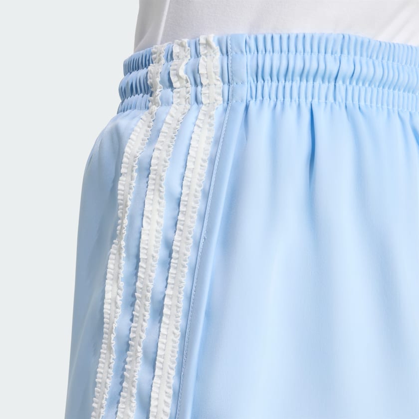 Women's adidas adidas Originals Satin Shorts Ruffle 3-Stripes