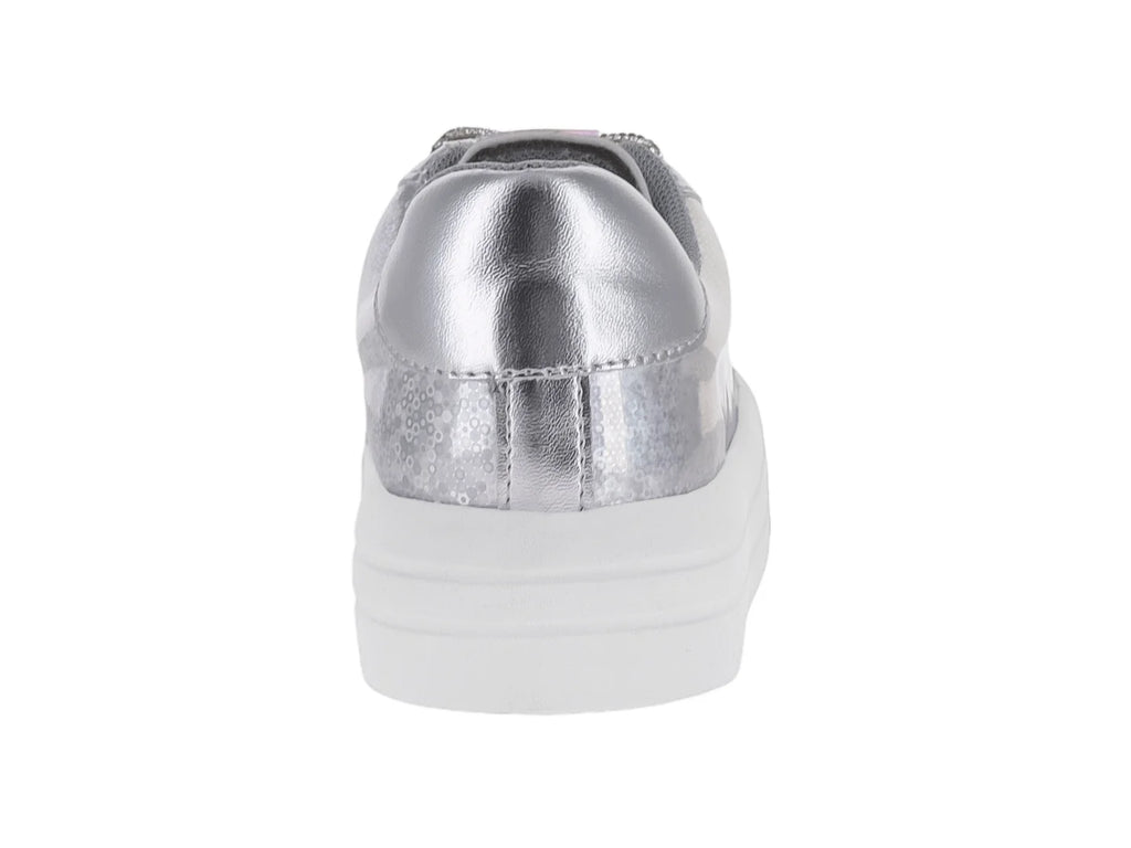Tenis Divitas Plata Metálico para Niña