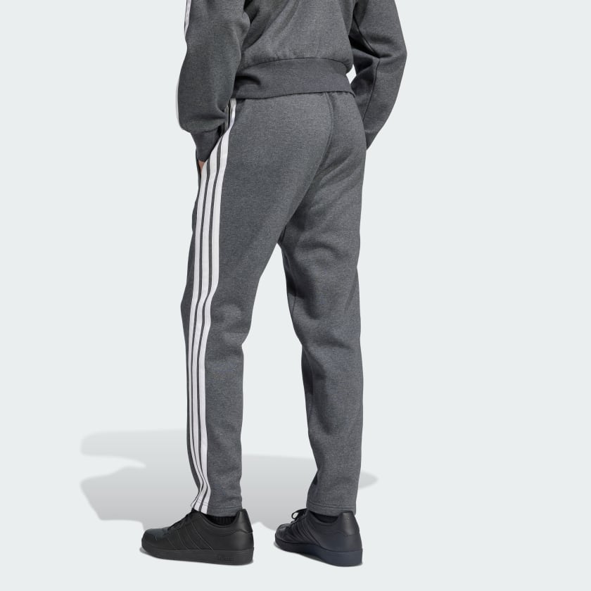 Men's adidas Essentials 3-Stripes Open Hem Fleece Pants