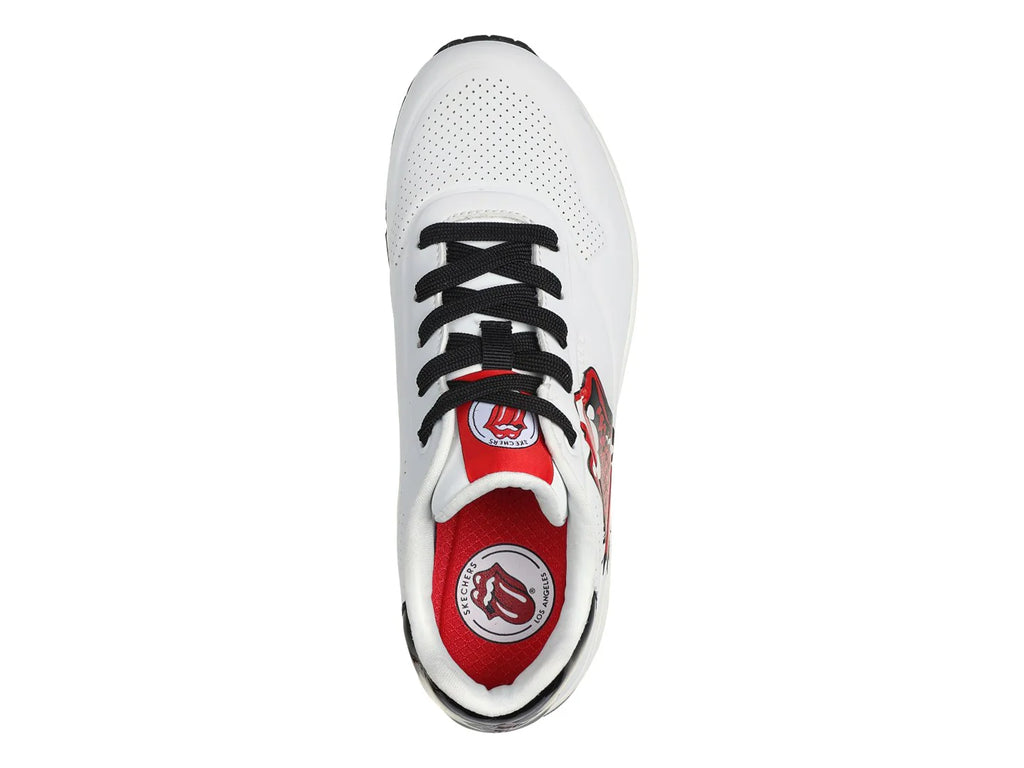 Tenis Skechers One X Rolling Stones Blanco para Mujer