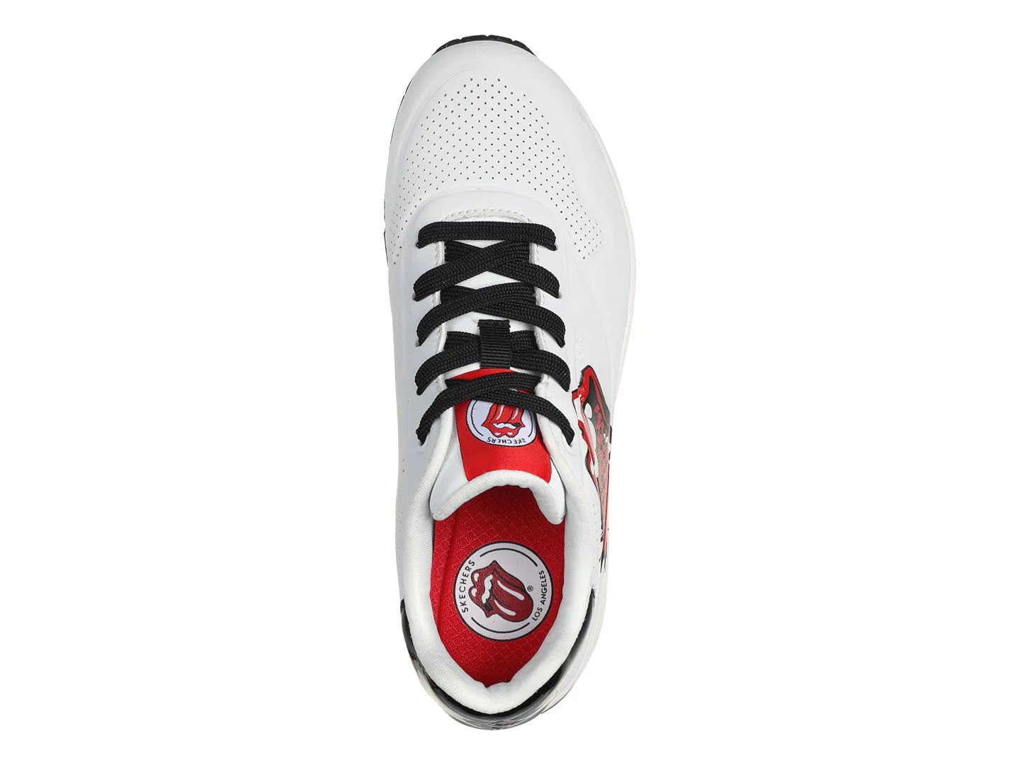 Tenis Skechers One X Rolling Stones Blanco para Mujer