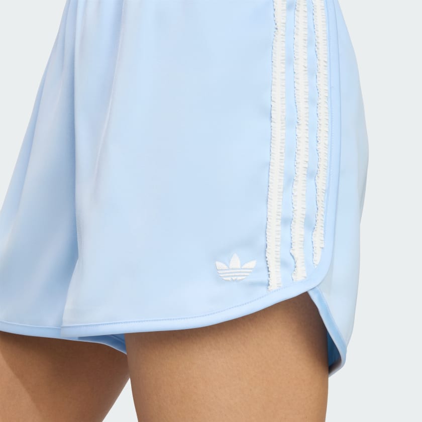 Women's adidas adidas Originals Satin Shorts Ruffle 3-Stripes
