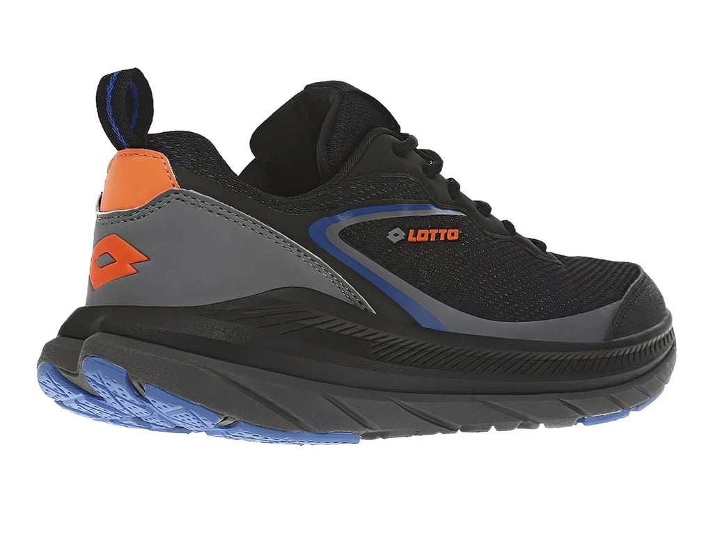 Tenis Lotto Lothar Negro y Naranja para Hombre
