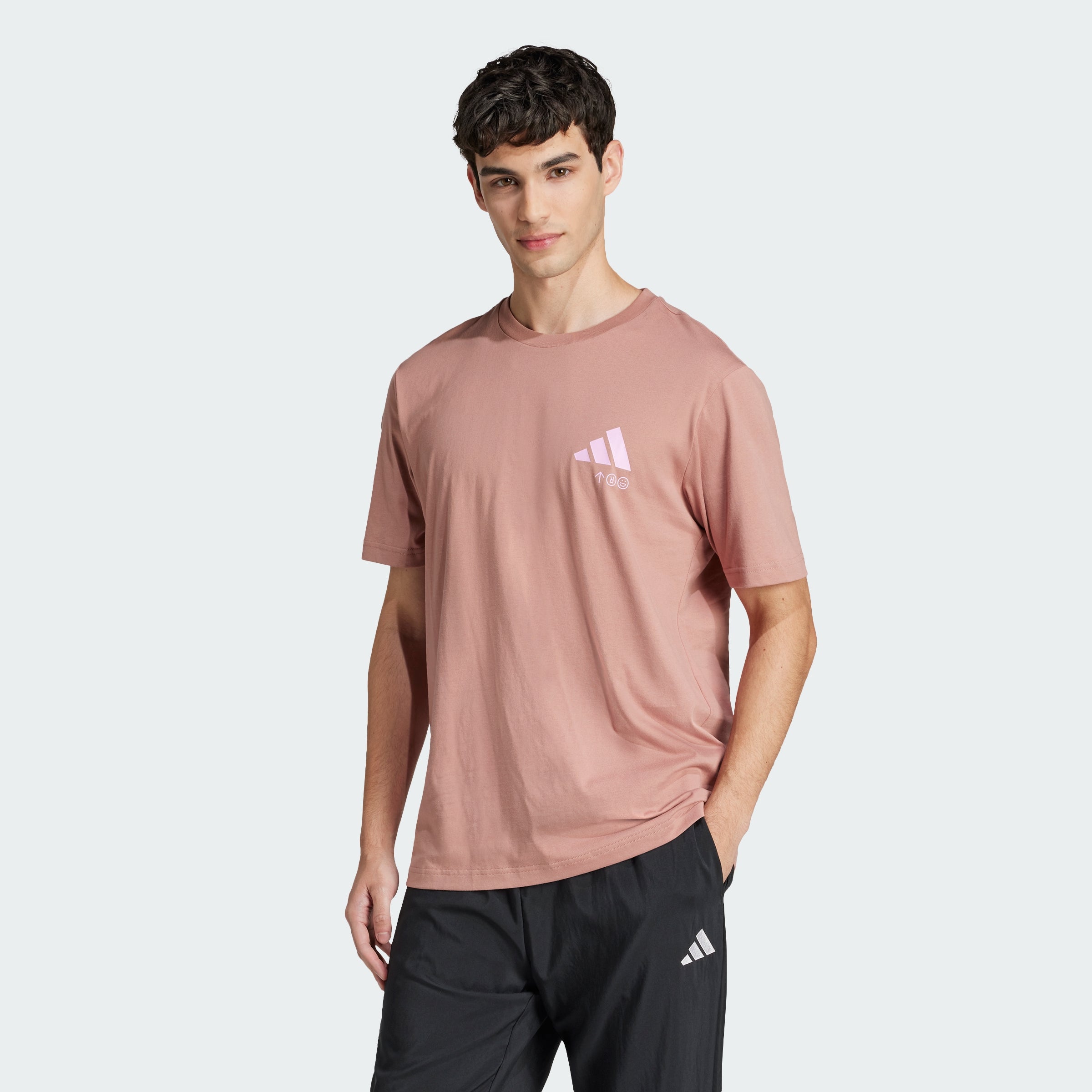 Men's adidas Lounge Verbiage Friends of Sport Graphic Tee