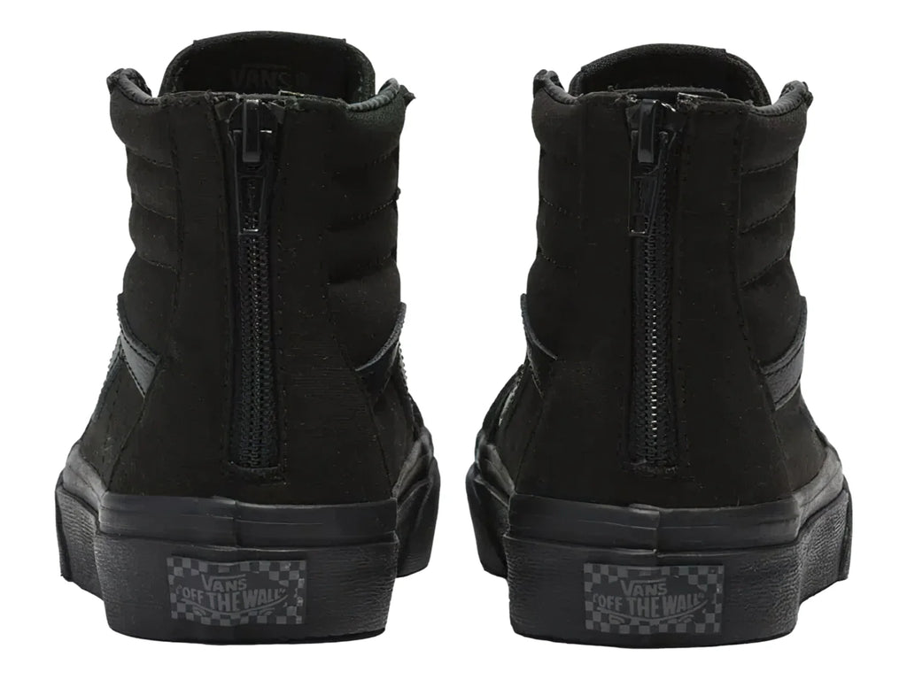 Tenis Vans Sk8 Hi Zip Negros para Niño