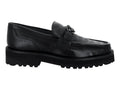 Zapatos Cuadra de Piel de Caimán Negro para Hombre