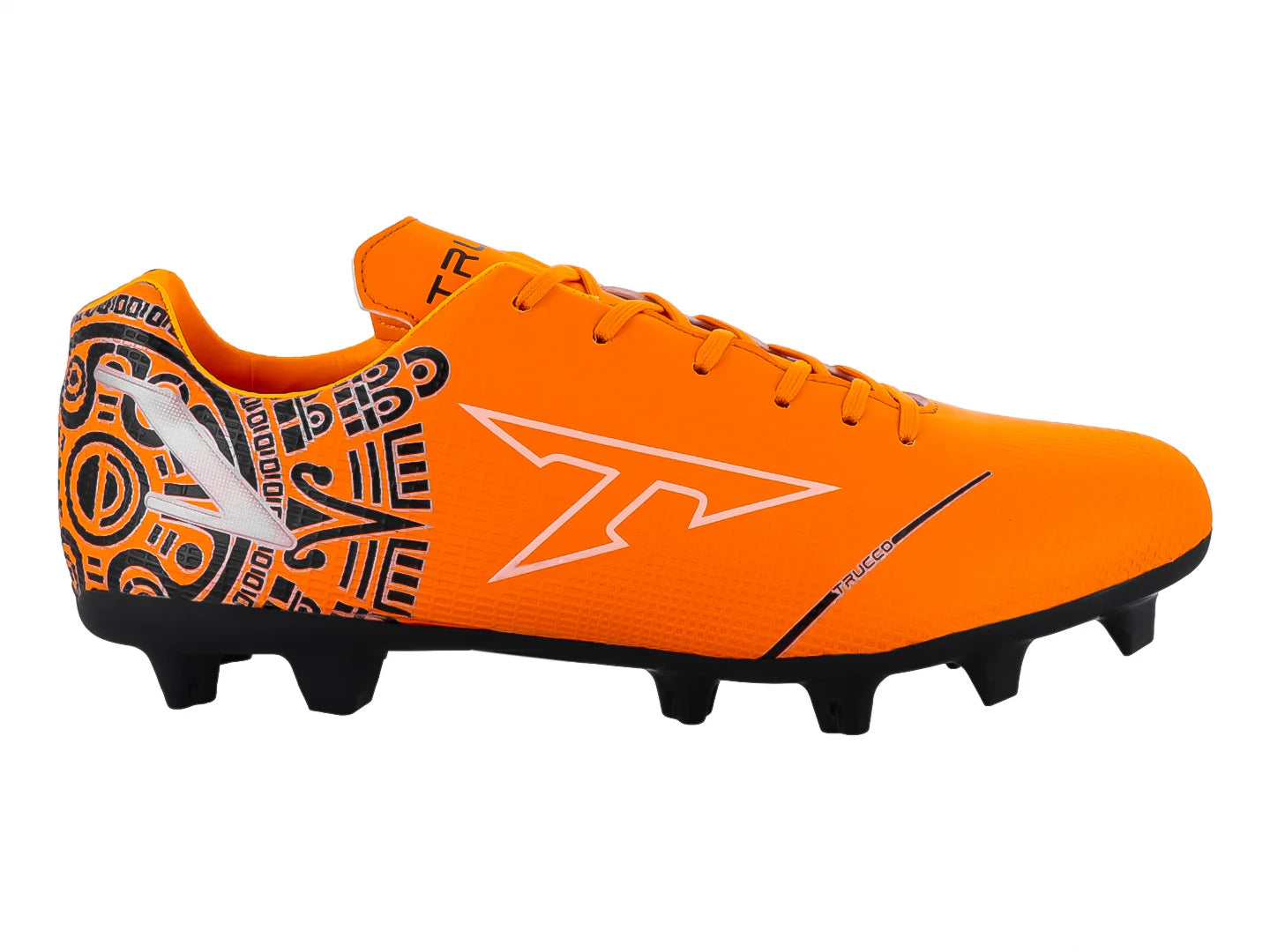 Tenis de Fútbol Leon Trucco Naranja y Negro para Hombre