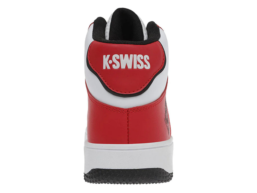 Tenis K Swiss Salt Mid Blanco Rojo y Negro para Niño
