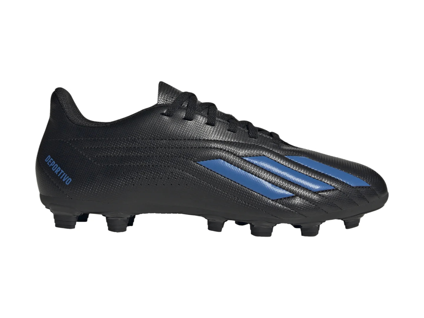 Tenis de Fútbol Adidas Deportivo II FXG Negro y Azul para Hombre