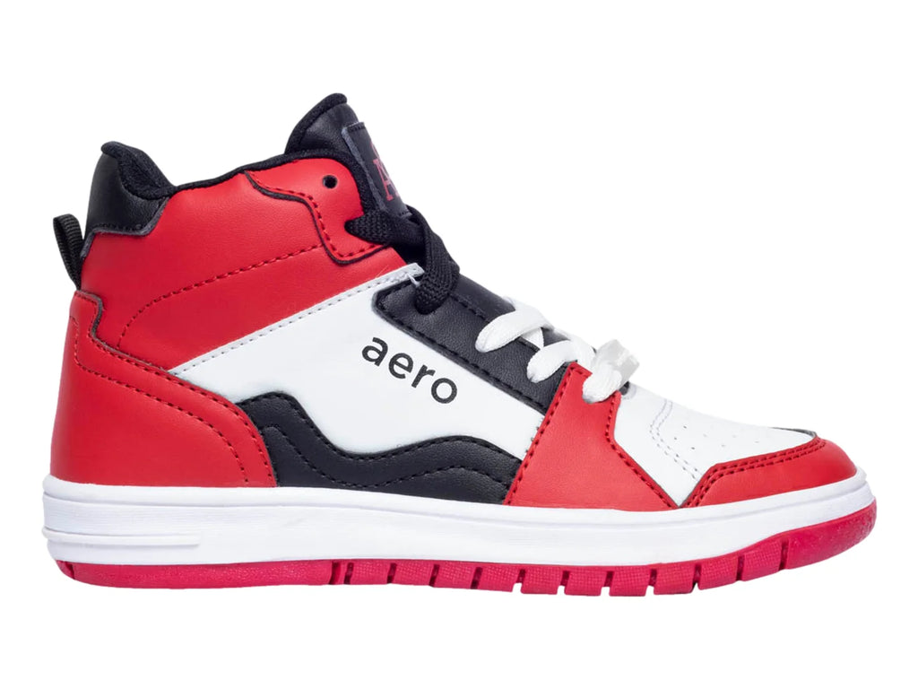 Tenis Aeropostale Negro y Rojo para Niño