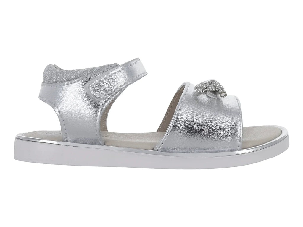 Sandalias Karsten Color Plata para Niña