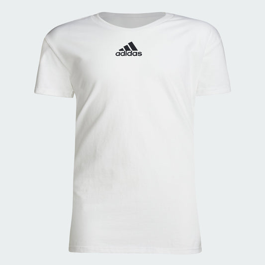 Kids' adidas SS PREGAME TEE BLANK LOGO
