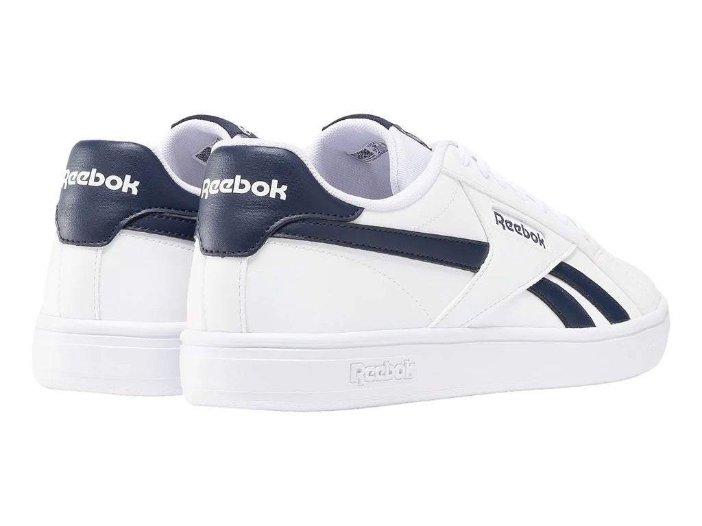 Tenis Reebok Court Retro Blanco Azul Marino Unisex