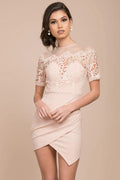 Gweneth Bodycon Dress Nude