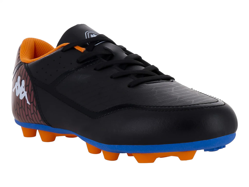 Tenis de Fútbol Kappa Negro y Azul para Niño