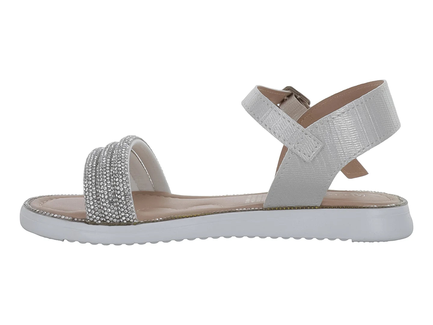 Sandalias Acuarelas Blanco para Niña