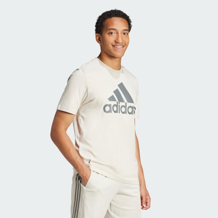 Men's adidas Essentials Single Jersey Big Logo Tee