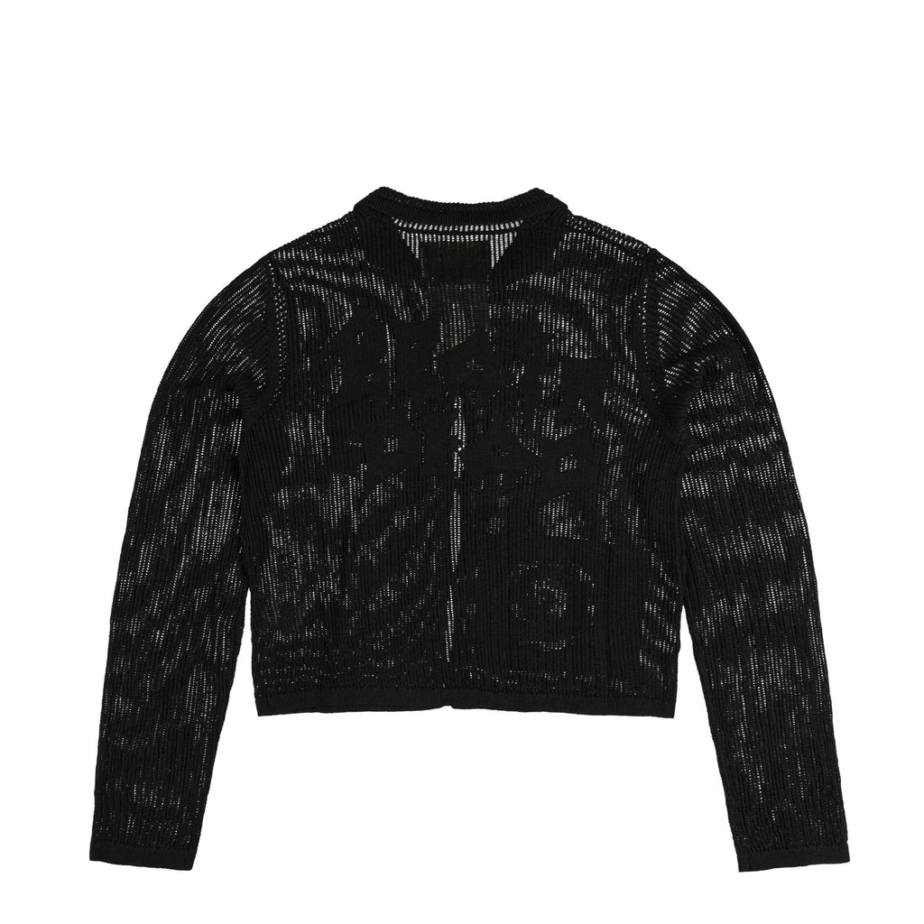 Brain Dead Mesh Knit Spiral Cardigan