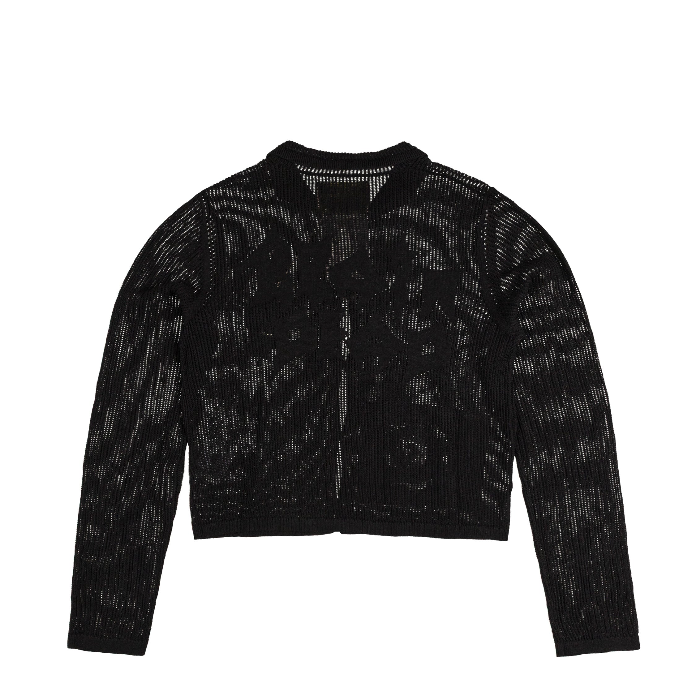Brain Dead Mesh Knit Spiral Cardigan