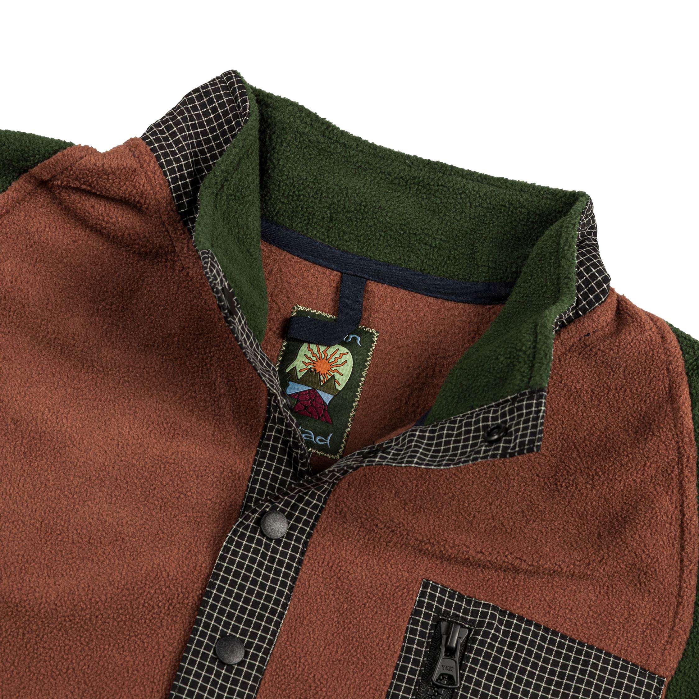 Brain Dead Equipment Ripstop Pullover Fleece Jacket