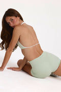 Soft Active Sports Bra in Sage Marl