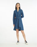 Layla Shirtdress in Dark Wash Chambray