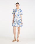 Molly Mini Dress in Magnolia Toile